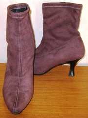 Faux suede Boots,  size 4.